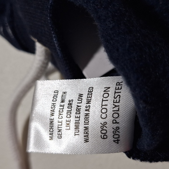 SVRN Navy Tie Joggers with Pockets 6 Months - Picture 9 of 12